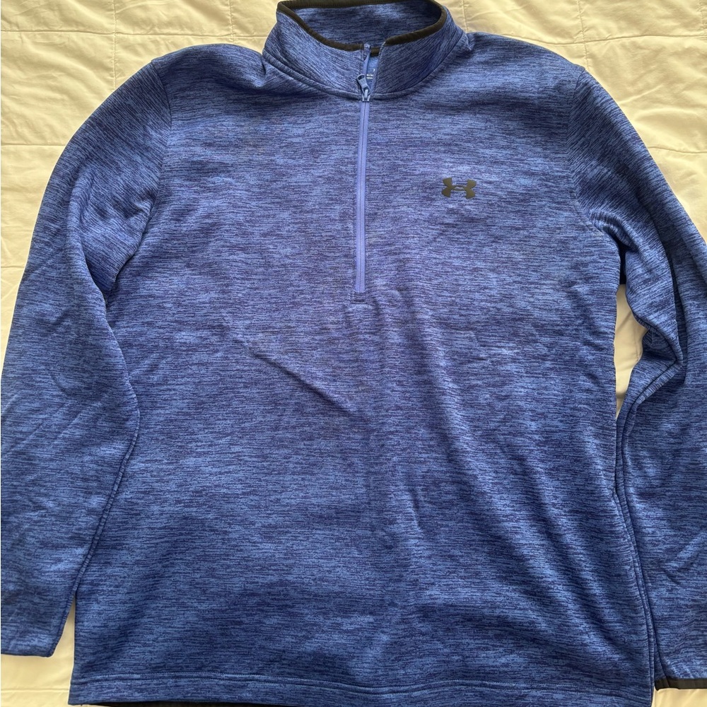 Under Armour Heathered Blue Coldgear Performance Jacket